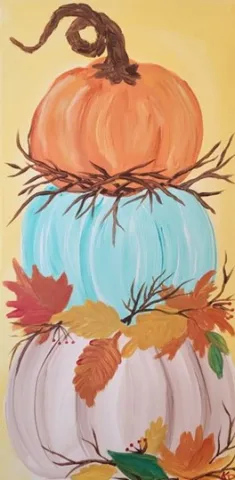 Stacked Pumpkins